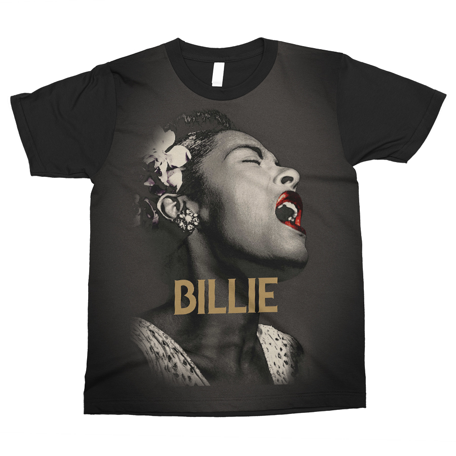 T-shirt Unisexe Billie Holiday - Coton, Manches Courtes - Taille S à 5XL - Neuf Avec étiquettes