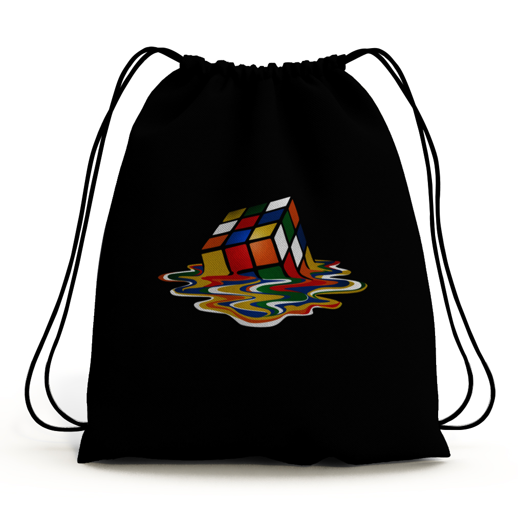 Mochila Saco Cubo Mágico Melting Rubiks Cube